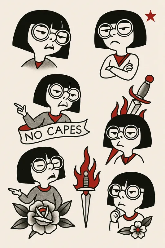 Tattoo Flash Sheets Pop Culture Ink