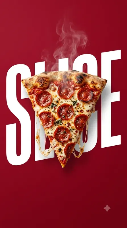 Bold Modern Food Typography Posters