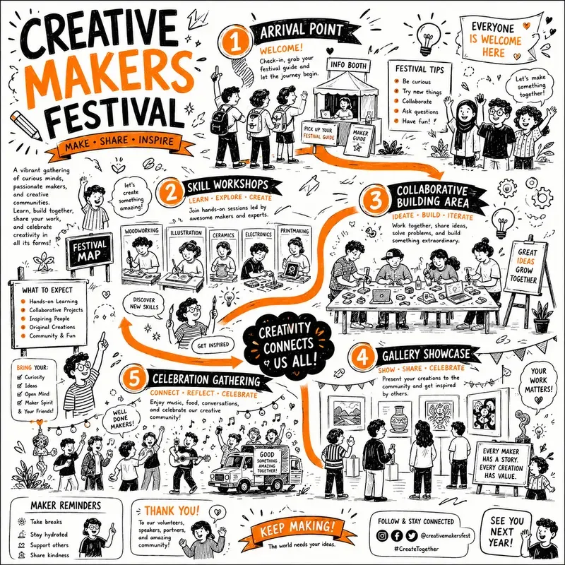 Event Journey Flow Poster Design Packs