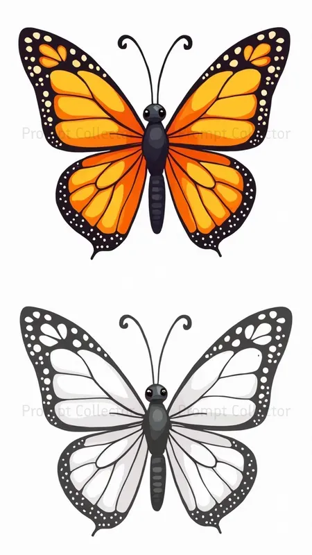 Vertical Simple Coloring Pages
