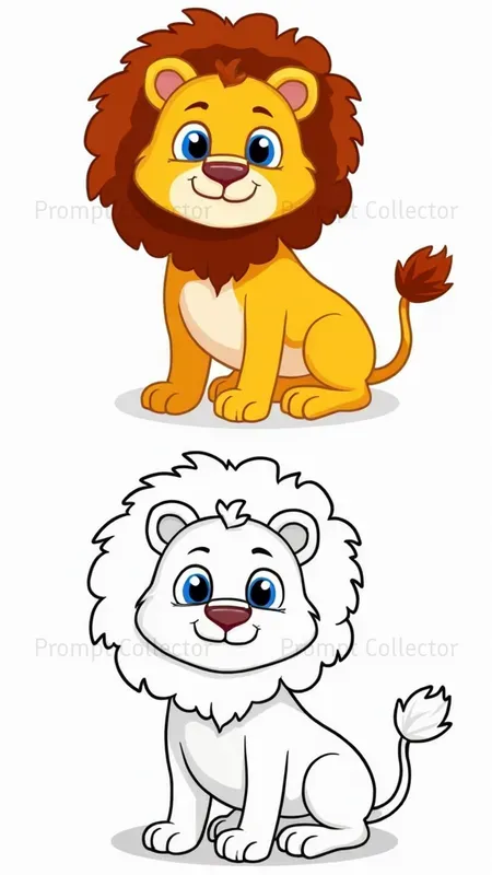 Vertical Simple Coloring Pages
