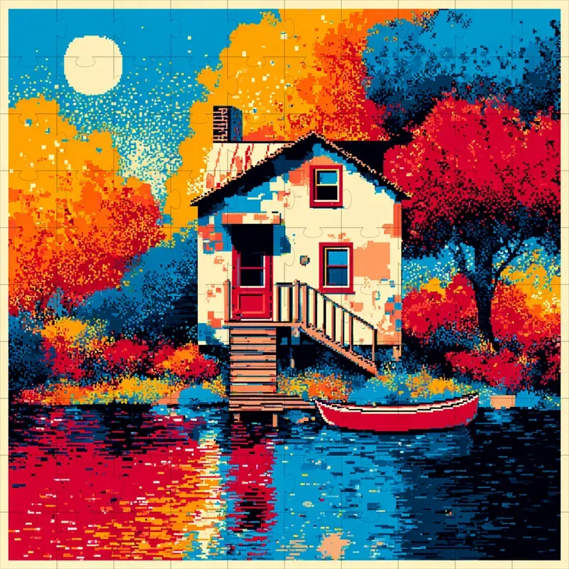 Pixel Kawaii Pop Mosaic Art