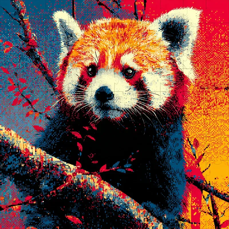 Pixel Kawaii Pop Mosaic Art