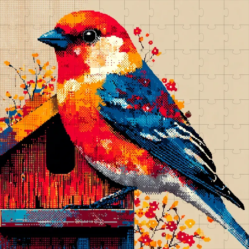 Pixel Kawaii Pop Mosaic Art