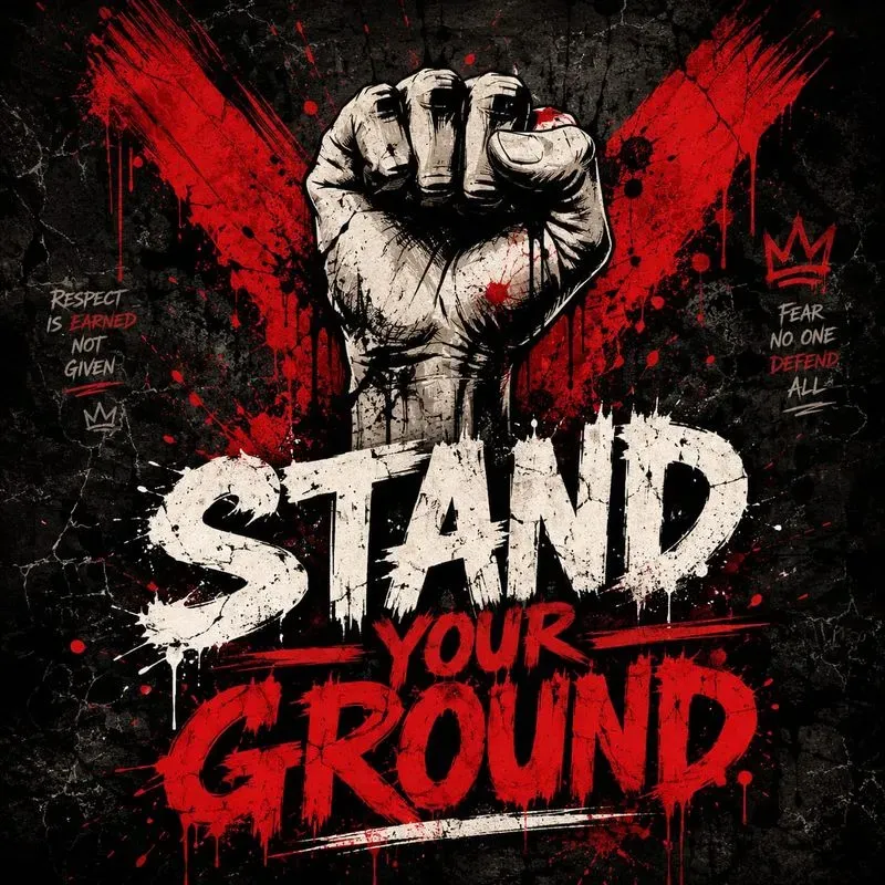 Grunge Streetwear Protest Typography Art
