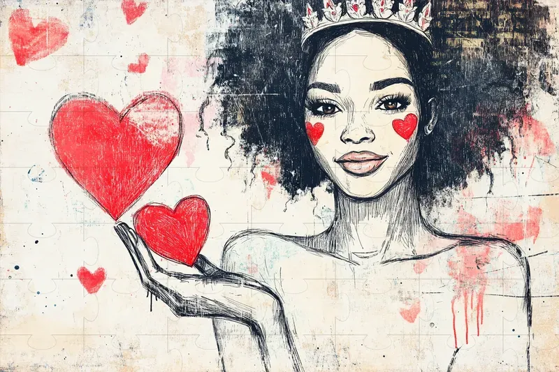 Gritty Valentines Illustrations