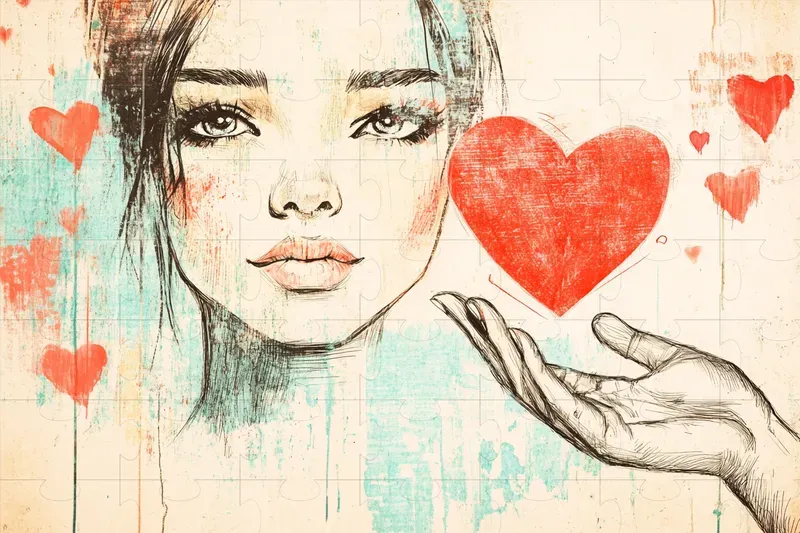 Gritty Valentines Illustrations