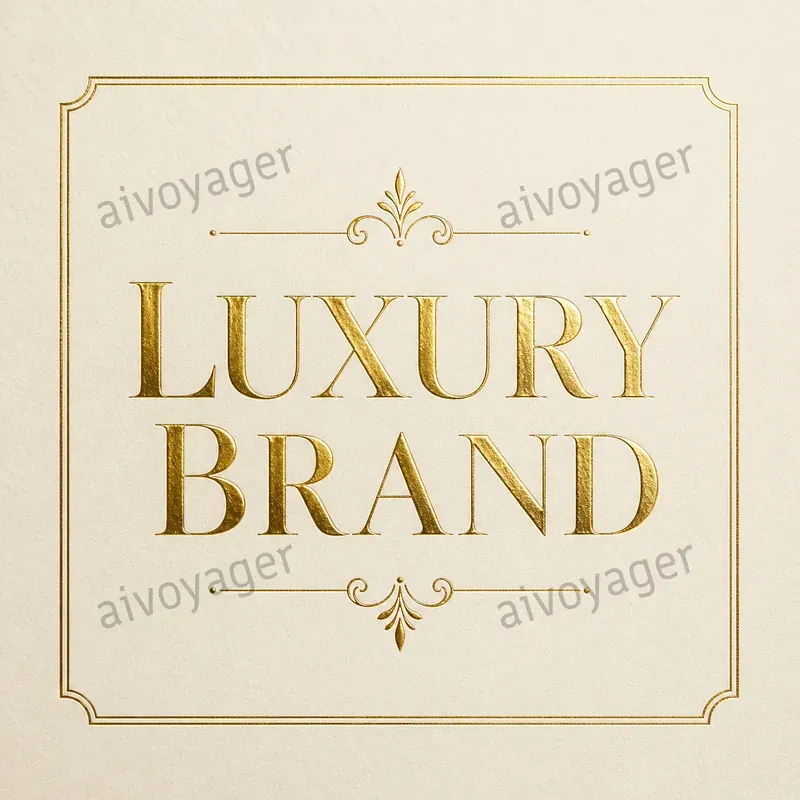 Luxury Gold Foil Text Generator