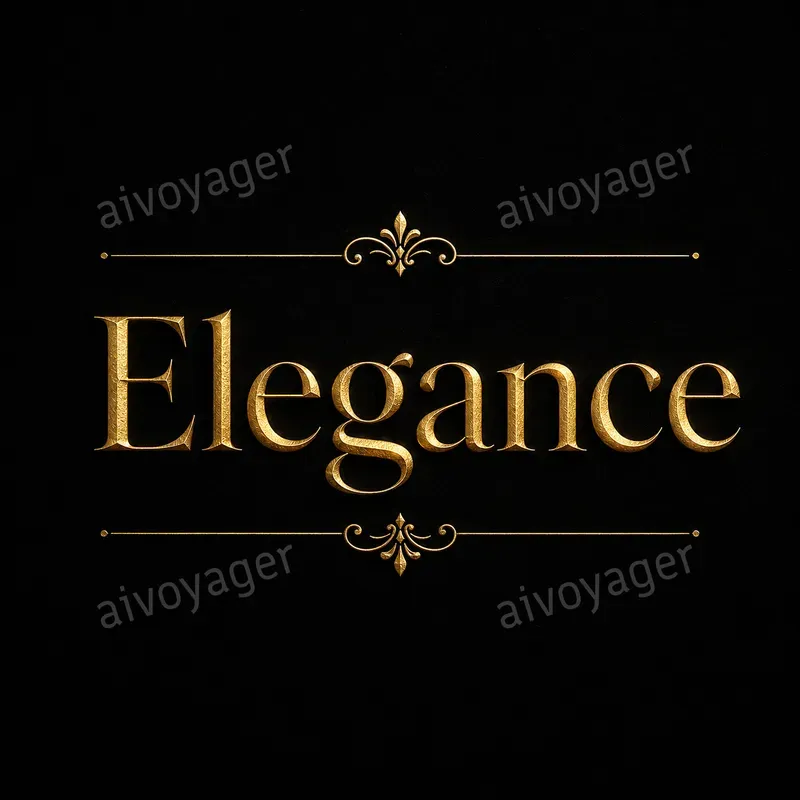 Luxury Gold Foil Text Generator