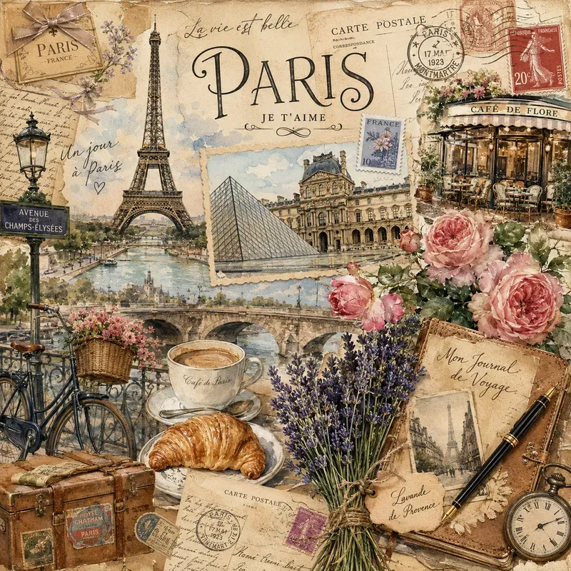 Vintage Travel Memory Posters