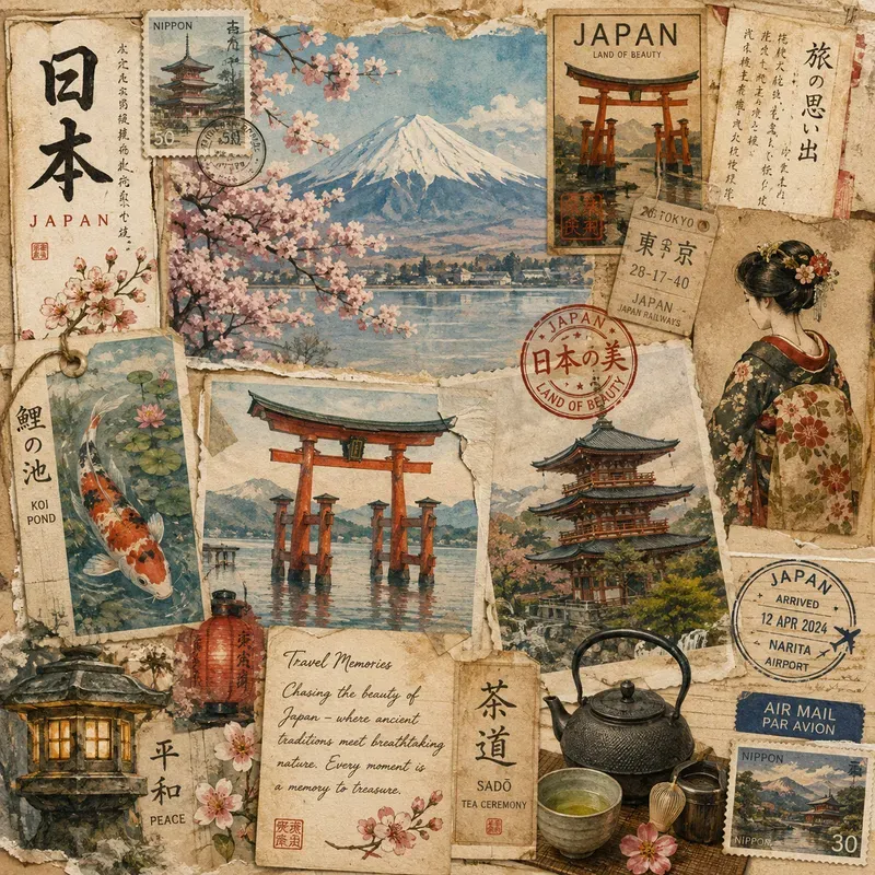 Vintage Travel Memory Posters