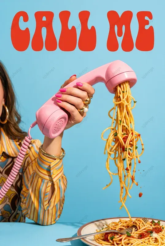 Retro Kitsch Editorial Posters