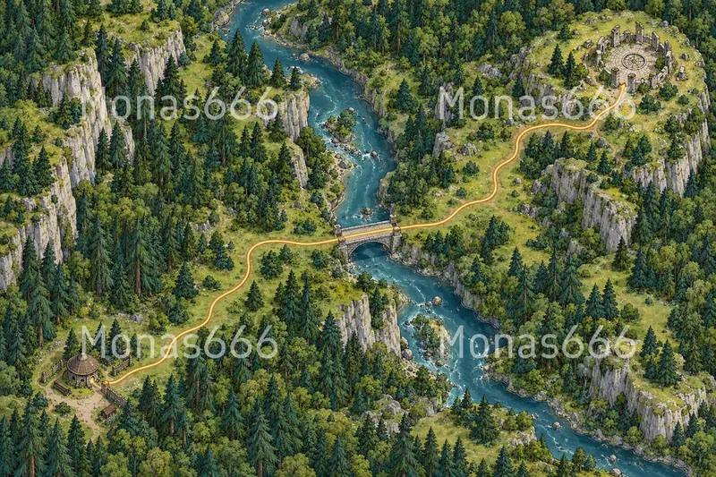 Fantasy Expedition Route Maps