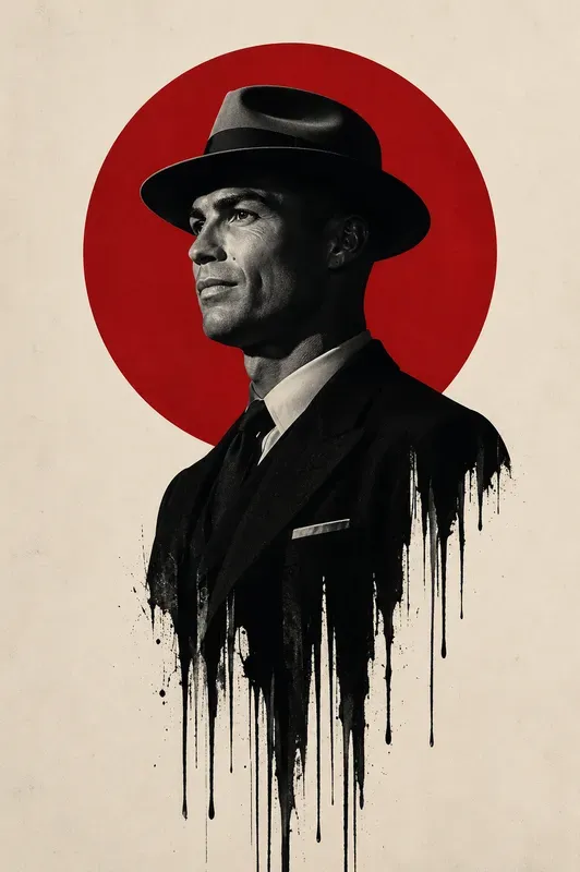 Film Noir Melting Portraits