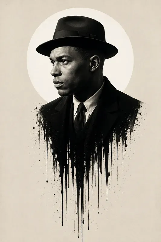 Film Noir Melting Portraits