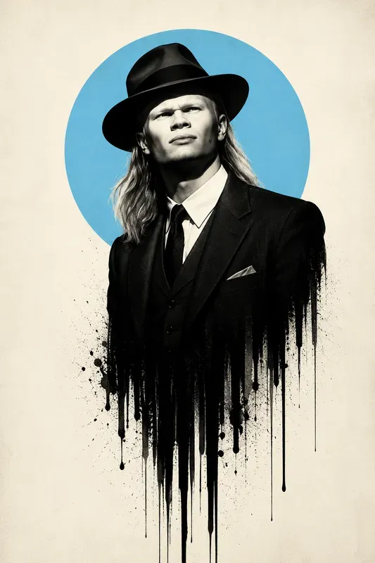Film Noir Melting Portraits