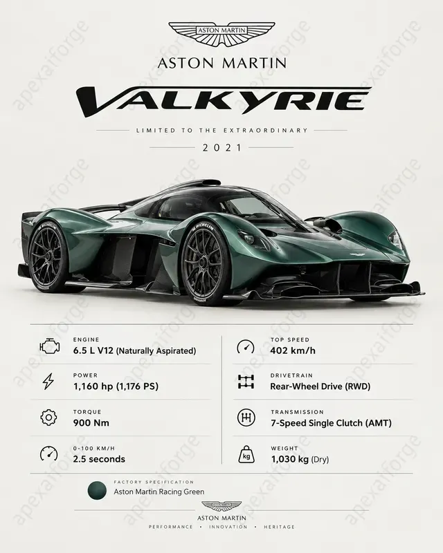 Premium Automotive Spec Poster Generator