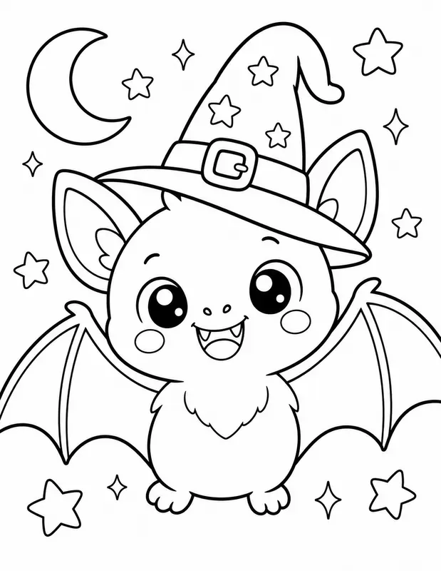 Adorable Spooky Colorings
