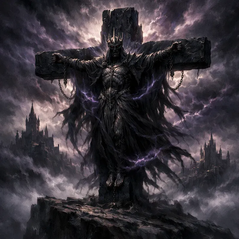 Divine Crucifixion Cinematic Art