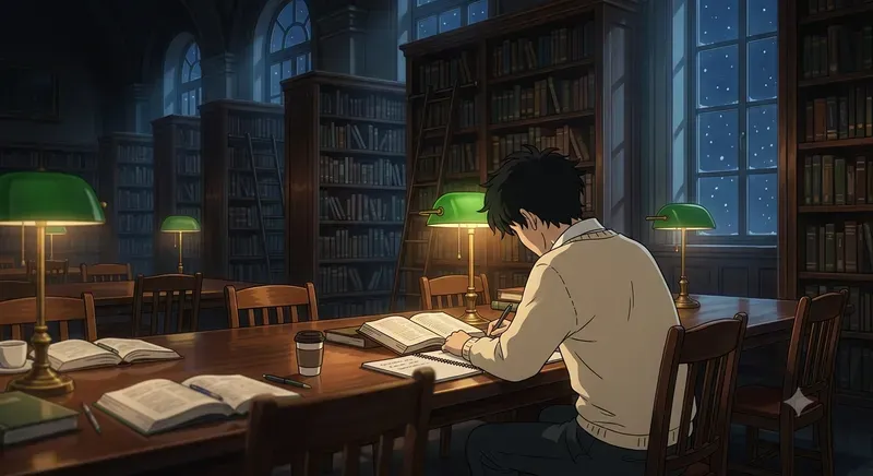 Anime University Cinematic Scenes