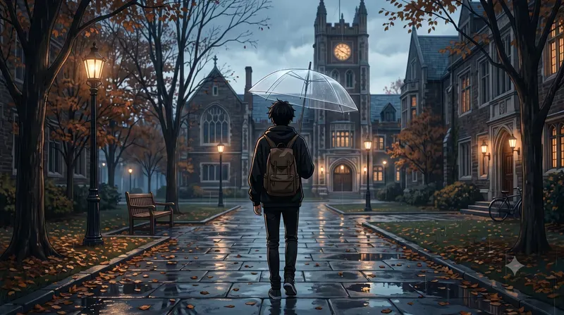Anime University Cinematic Scenes
