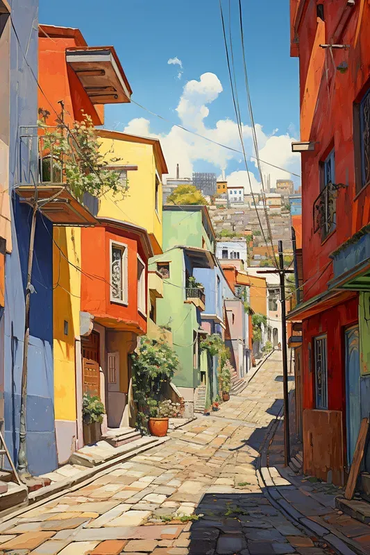 Acrylic City Streets