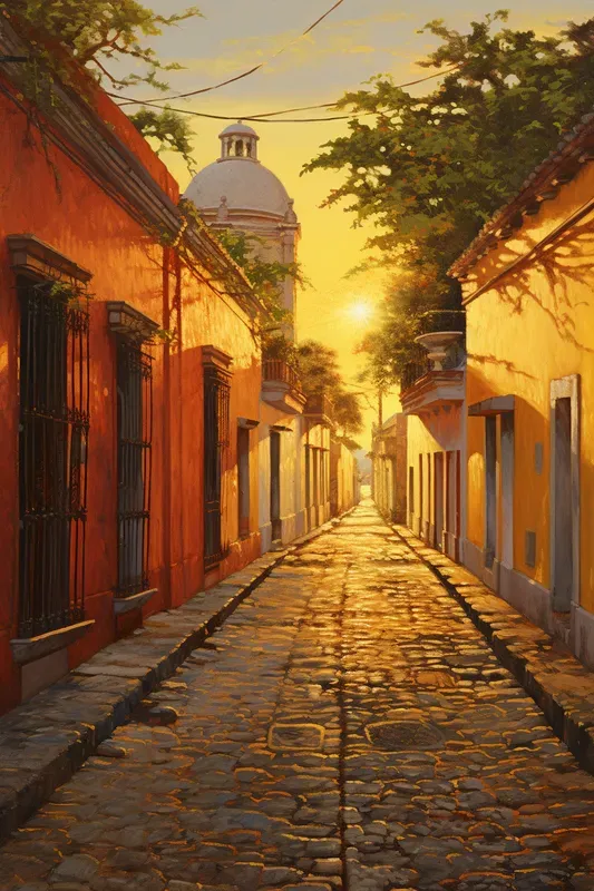 Acrylic City Streets