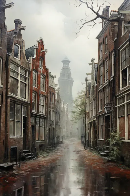 Acrylic City Streets