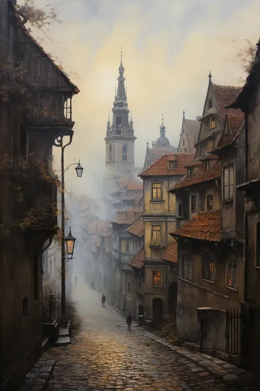 Acrylic City Streets