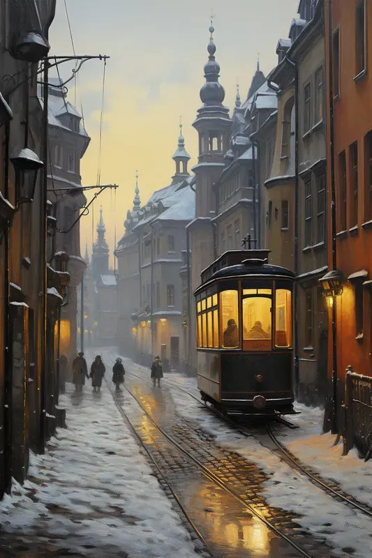 Acrylic City Streets