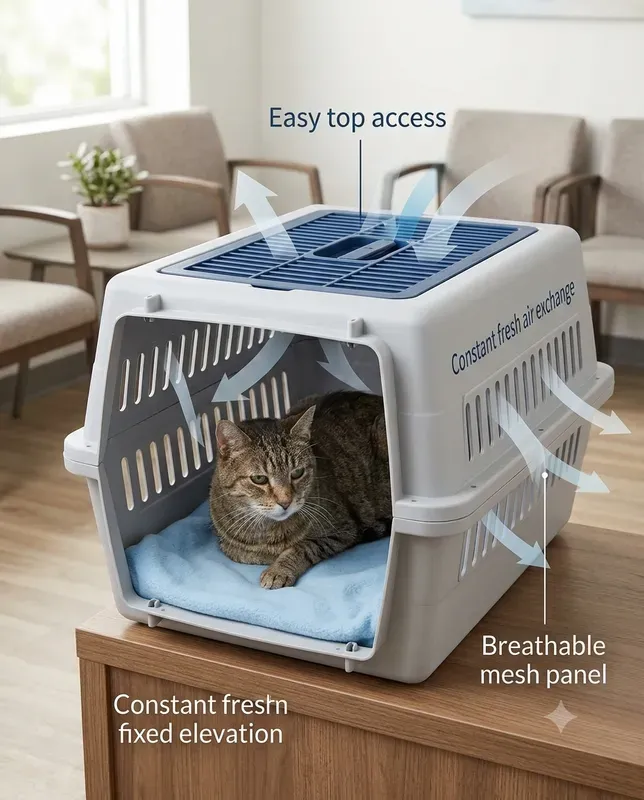 Pet Crate Airflow Maps