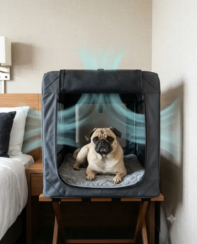 Pet Crate Airflow Maps