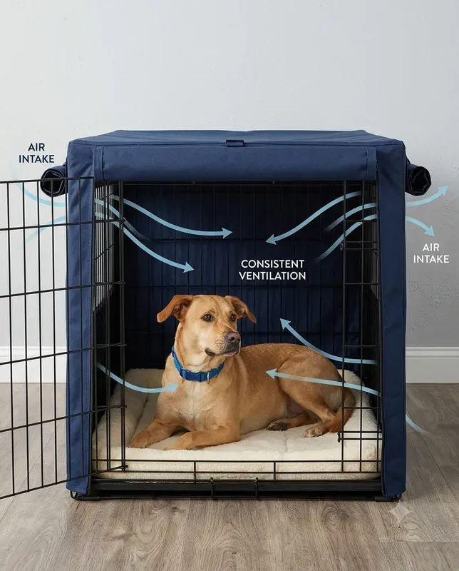 Pet Crate Airflow Maps
