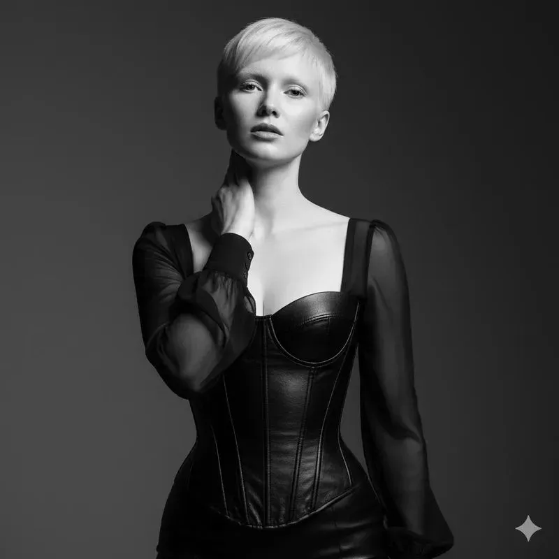 Dramatic Monochrome Fashion Photos