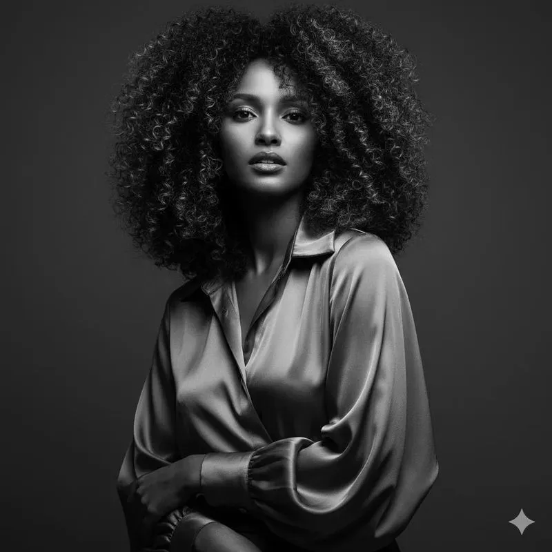 Dramatic Monochrome Fashion Photos