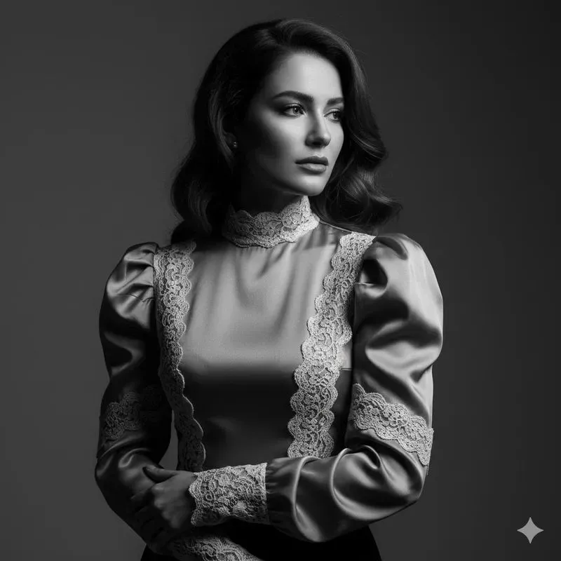 Dramatic Monochrome Fashion Photos
