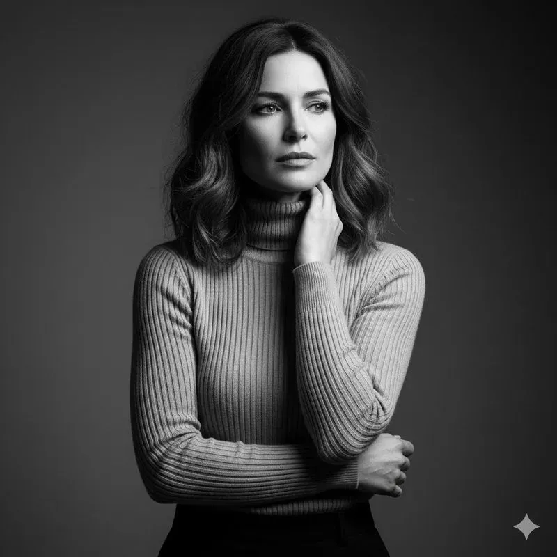 Dramatic Monochrome Fashion Photos
