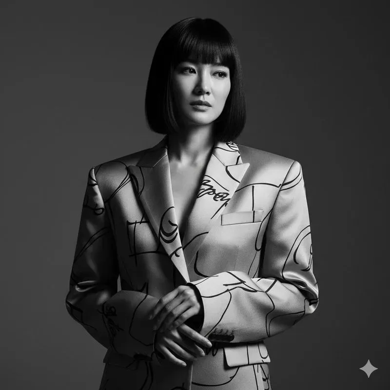 Dramatic Monochrome Fashion Photos