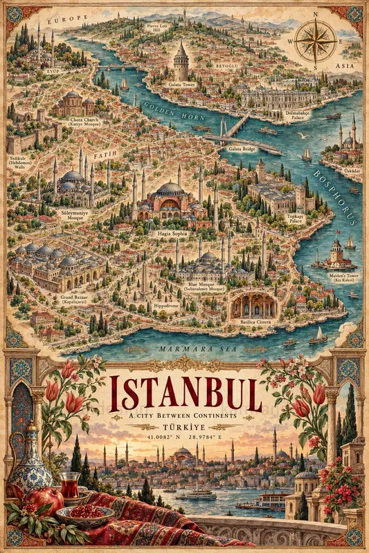 Vintage City Map Poster Creator