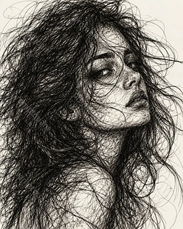 Psychological Scribble Art Generator