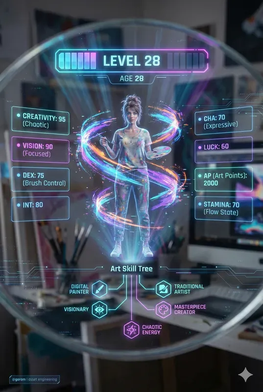 Life Gamification Rpg Status Huds