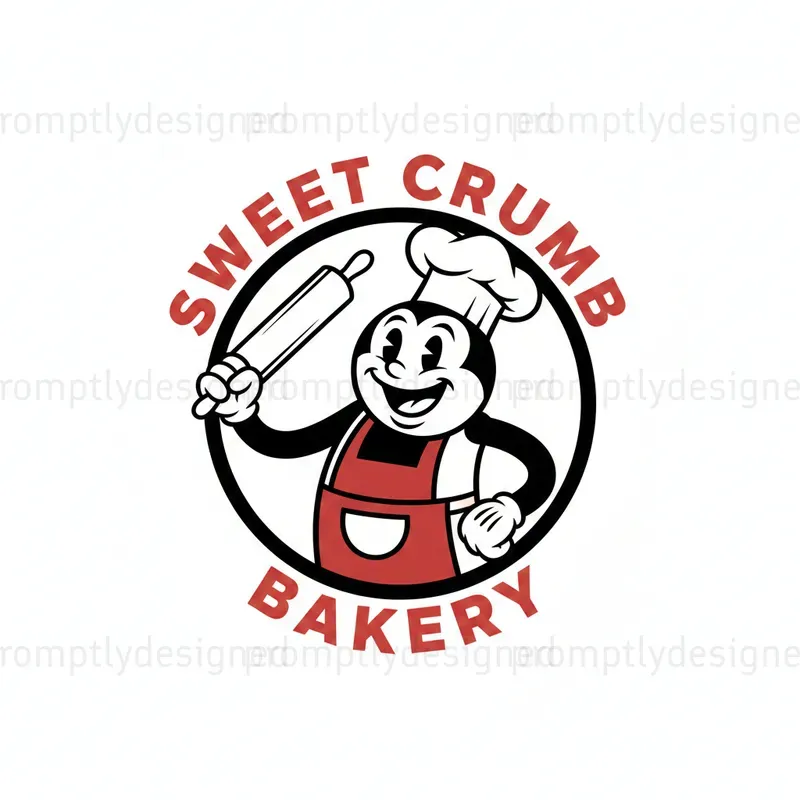 Vintage Cartoon Mascot Logos