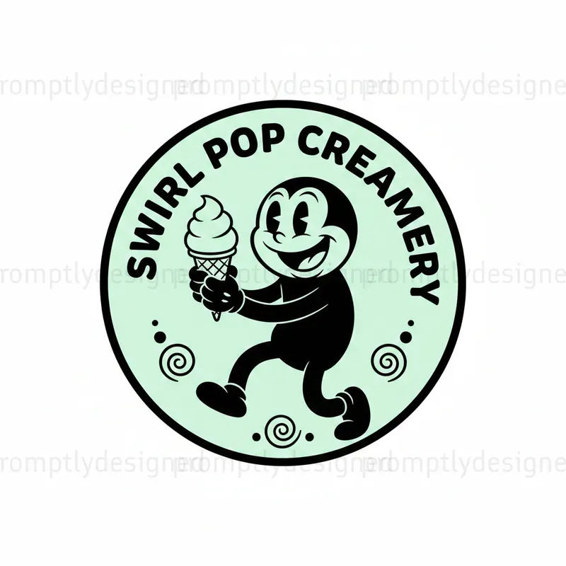 Vintage Cartoon Mascot Logos