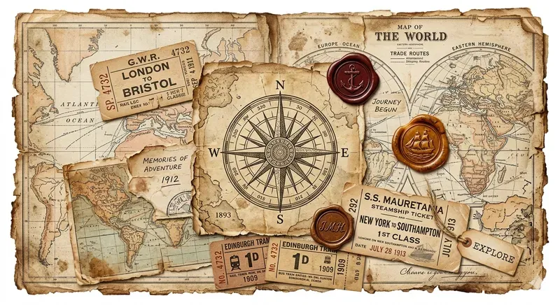 Vintage Junk Journal Page Generator