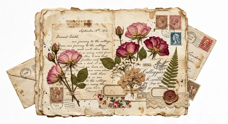 Vintage Junk Journal Page Generator