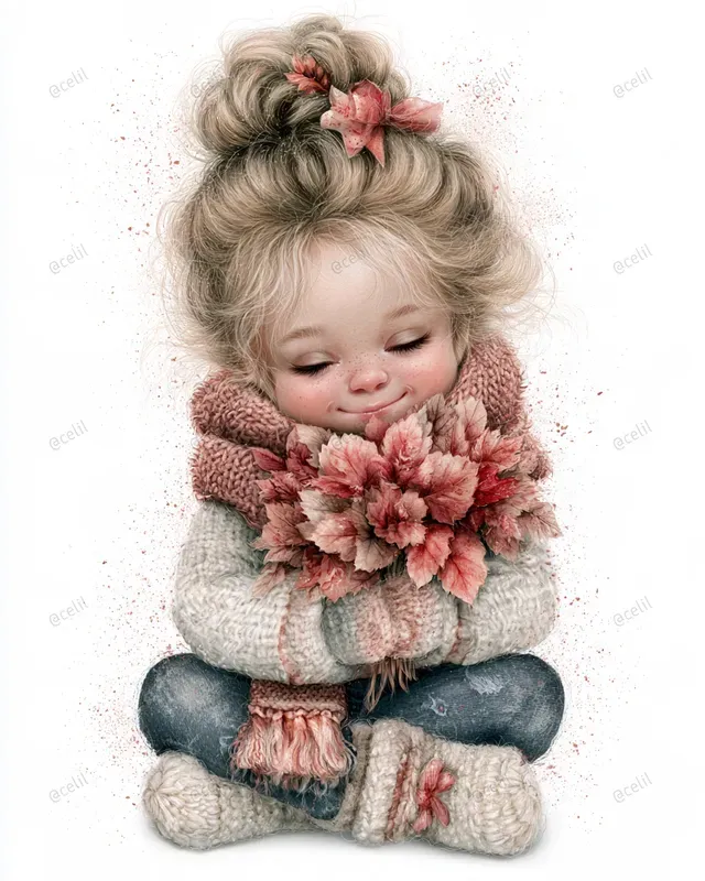 Cute Girl Pod Art