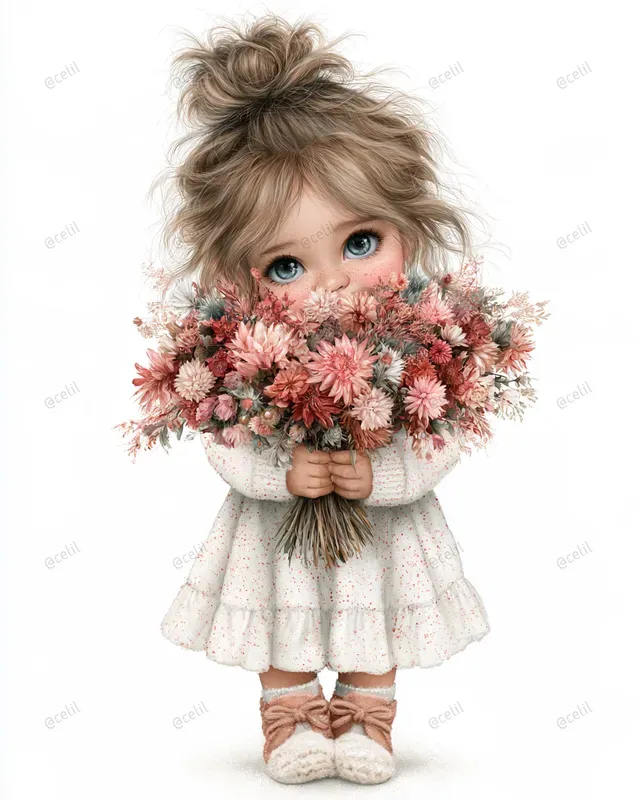 Cute Girl Pod Art