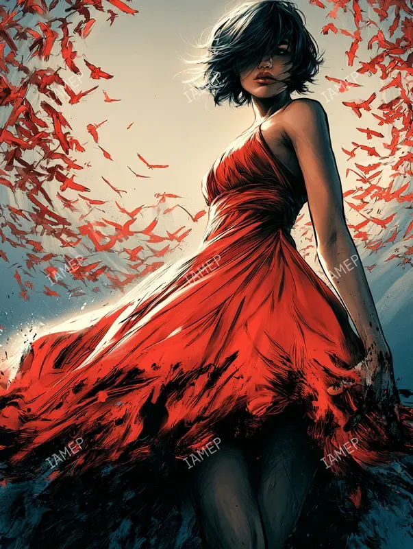 Crimson Moon Character Posters