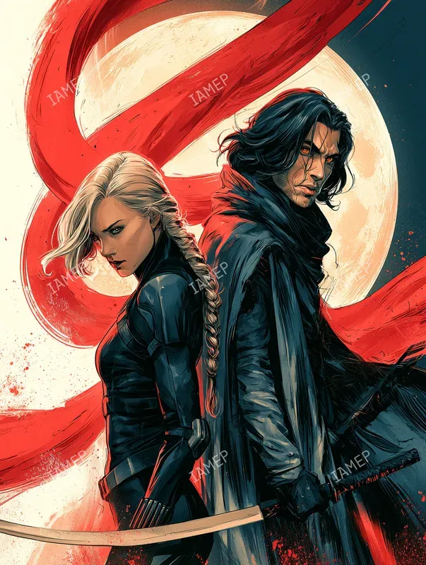 Crimson Moon Character Posters