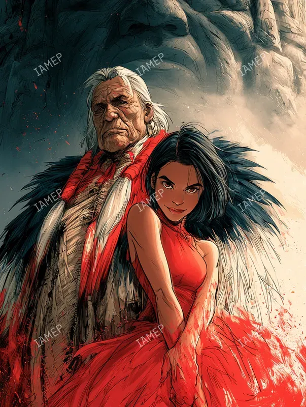 Crimson Moon Character Posters